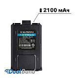Рація Baofeng UV-5R 8 Ватів батарея 2100 mAh + Гарнітура з кнопкою PTT, фото 3