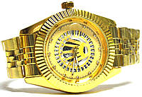 Часы на браслете gold