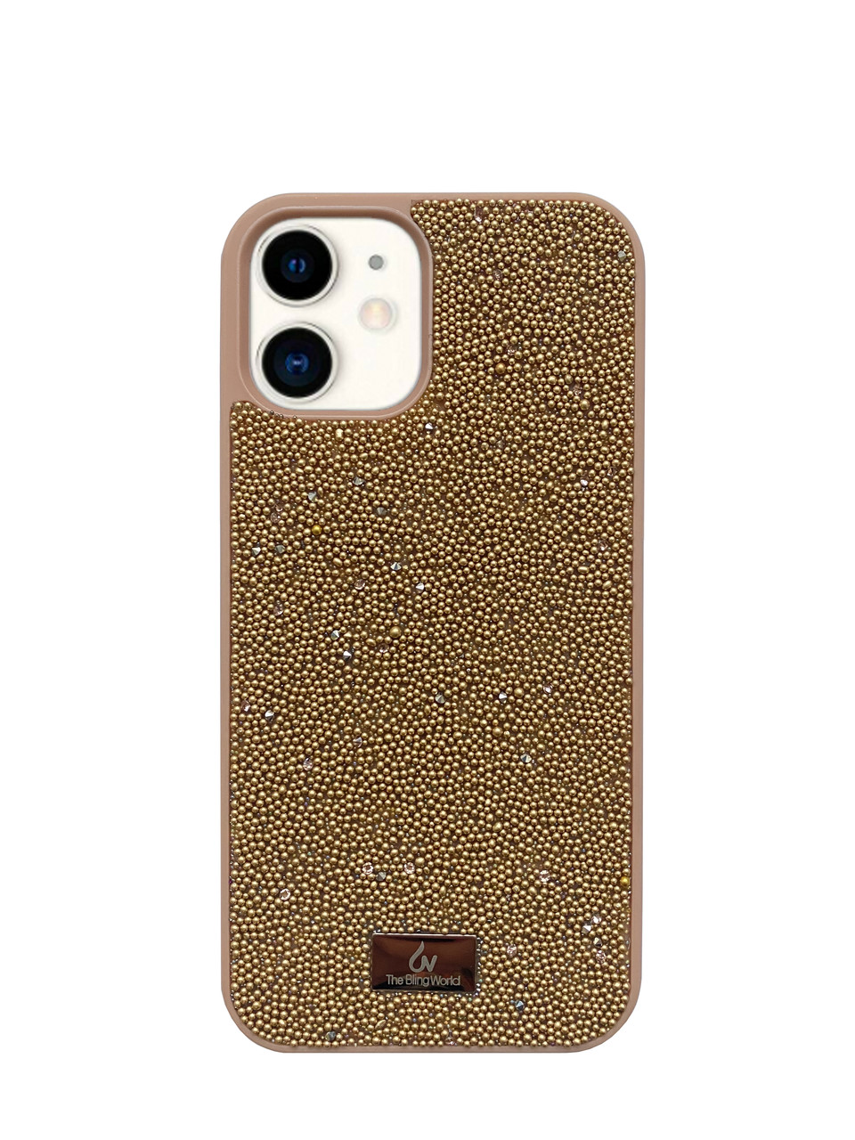 Чохол Diamond The Bling World Case для iPhone 12 (02) Gold золотий