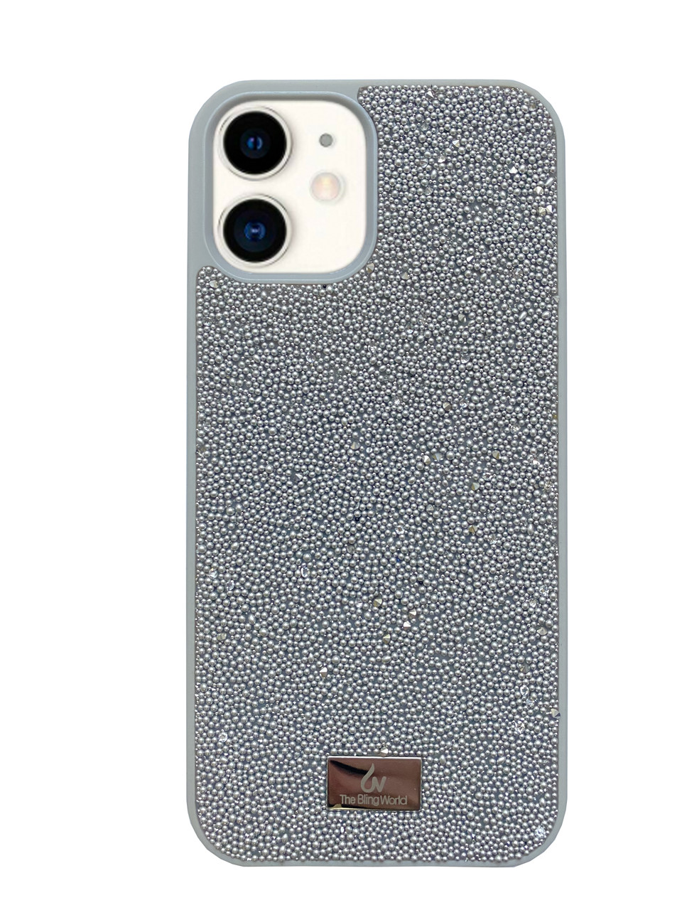 Чохол Diamond The Bling World Case для iPhone 12 (03) Silver срібний