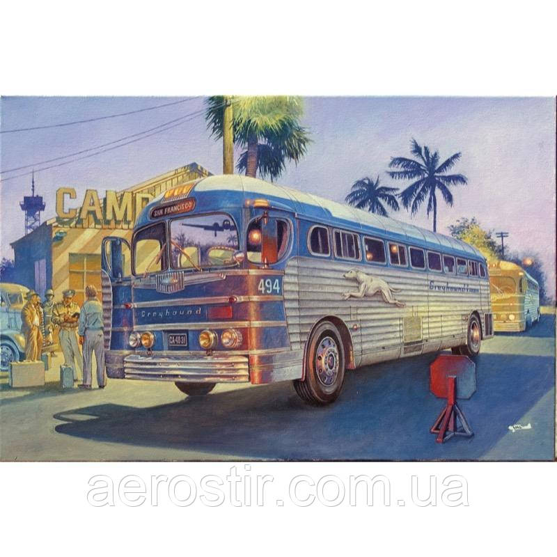 GMC PD3701 Silverside Bus "Greyhound Lines" 1/35 Roden 816, фото 1