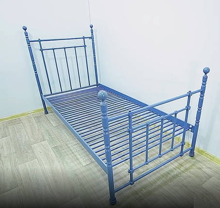 Ліжко металеве Неаполь ранкове небо 90 * 190 см (Метал-Дизайн ТМ), фото 2