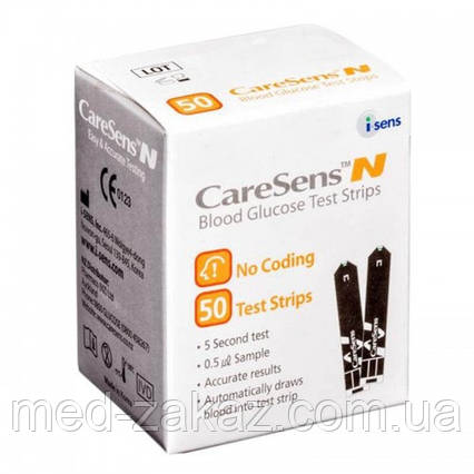 Тест-смужки Каре Сенс Н (Care Sens N) 50 шт.