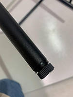 Барний стілець Torino Bar 75 ML велюр зелений B-1036 на чорних металевих ніжках, у скандинавському стилі, фото 8