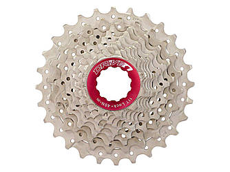 Касета 10-k 11-25T SUN RACE RX алюмінієвий павук, локрінг і спейсери, Metallic Silver