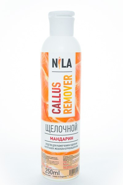 Засіб для педикюру Nila Callus remover лужний (Мандарин) 250 мл
