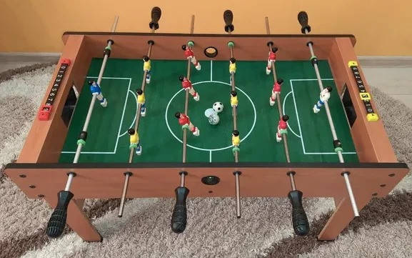 Настільний футбол на ніжках ZC 1017 B Мініфутбол для дітей офісу для двох Ігровий стіл дитячий дерев'яний, фото 2