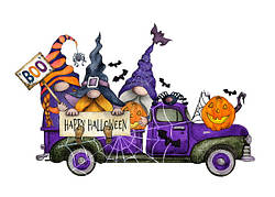 Листівка "Гарбузовий Хеллоуїн"