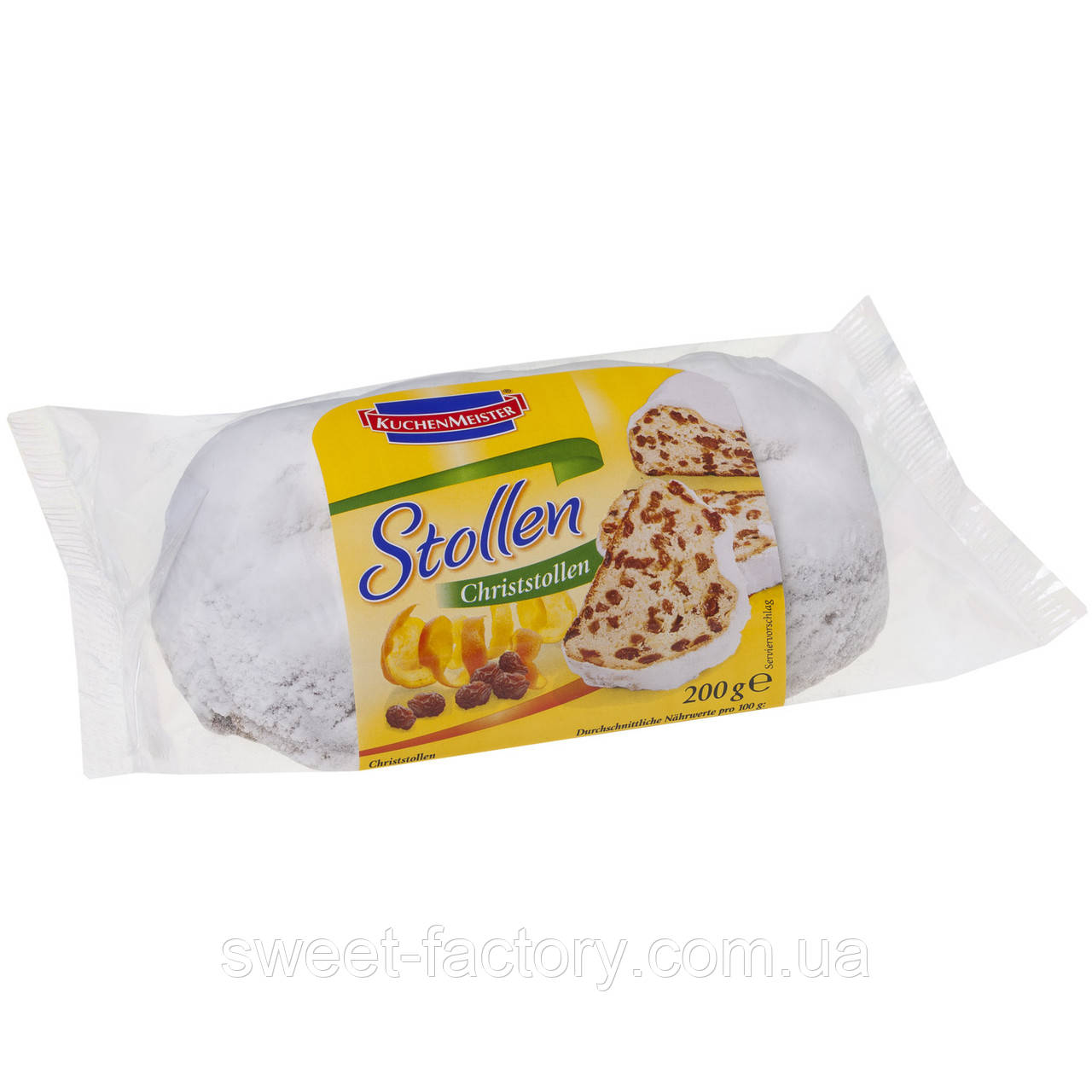Штоллен Kuchenmeister Stollen Criststollen 200 g