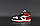 Nike Air Jordan 1 зимові кросівки в чорно-червоному кольорі, фото 3