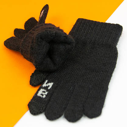 Оптом рукавички для хлопчиків 9 - 10 - 11 років для сенсорних телефонів (арт. 21-7-17а), фото 4