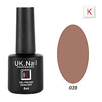 Гель-лаки UK.Nail 8 мл, №39