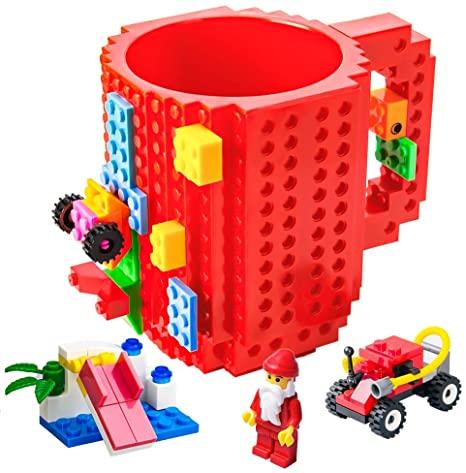 Чашка конструктор LEGO (Лого) Червона 250мл