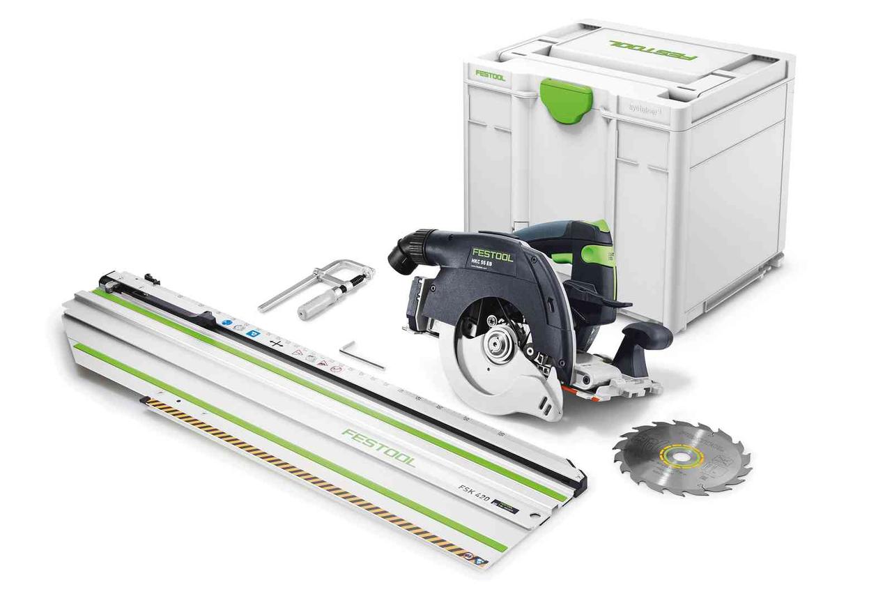 Акумуляторна дискова пила Festool HKC 55 EB-Basic-FSK 420