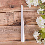 Свічка столова конусна біла 4955