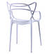 Дизайнерський пластиковий білий стілець для вулиці та дому, штабельований лофт AMF Viti каркас Пластик Білий, фото 4