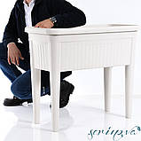 Горщик для квітів на ніжках Ayakli 60 л зелений, фото 4