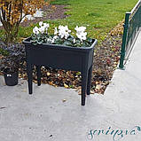 Горщик для квітів на ніжках Ayakli 60 л зелений, фото 8