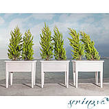 Горщик для квітів на ніжках Ayakli 60 л зелений, фото 7