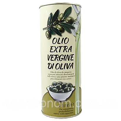 Олія соняшниково-оливкова Везувіо Vesuvio Olio Extra Vergine Di Oliva 1L ж/б 12шт/ящ (Код: 00-00003922)