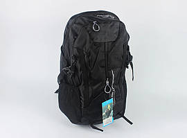 Рюкзак туристичний "UA"L Чорний з 3-ма відділення 50*30*18см 40 L з жорсткою спинкою
