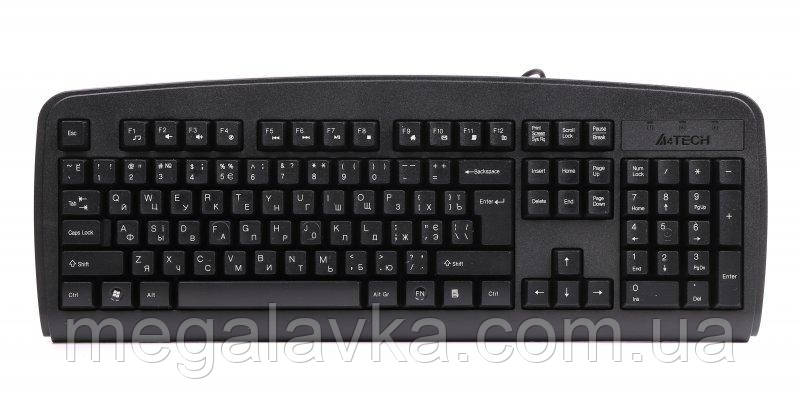 Клавіатура A4Tech KB-720 USB (Black), Normal K/B, Black - MegaLavka