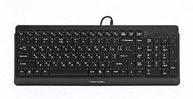 Клавіатура A4Tech FK15 (Black) Fstyler Wired Keyboard USB, Black, (US+Ukrainian+Ukrainian) - MegaLavka