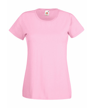 Жіноча футболка однотонна рожева 372-52