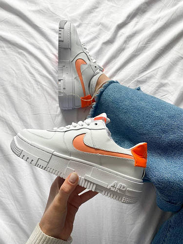 nike pixel orange