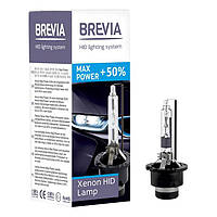 Лампа ксеноновая Brevia Max Power +50% D2R ( 1 шт )/Лампа ксенона, ромб, BREVIA D2R 5500 К +50% 85V 35W (1шт)