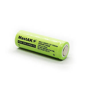 Акумулятор промисловий 4/5 AA MastAK 1350mAh