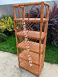 Етажерка з лози (5) «Квітка», фото 4