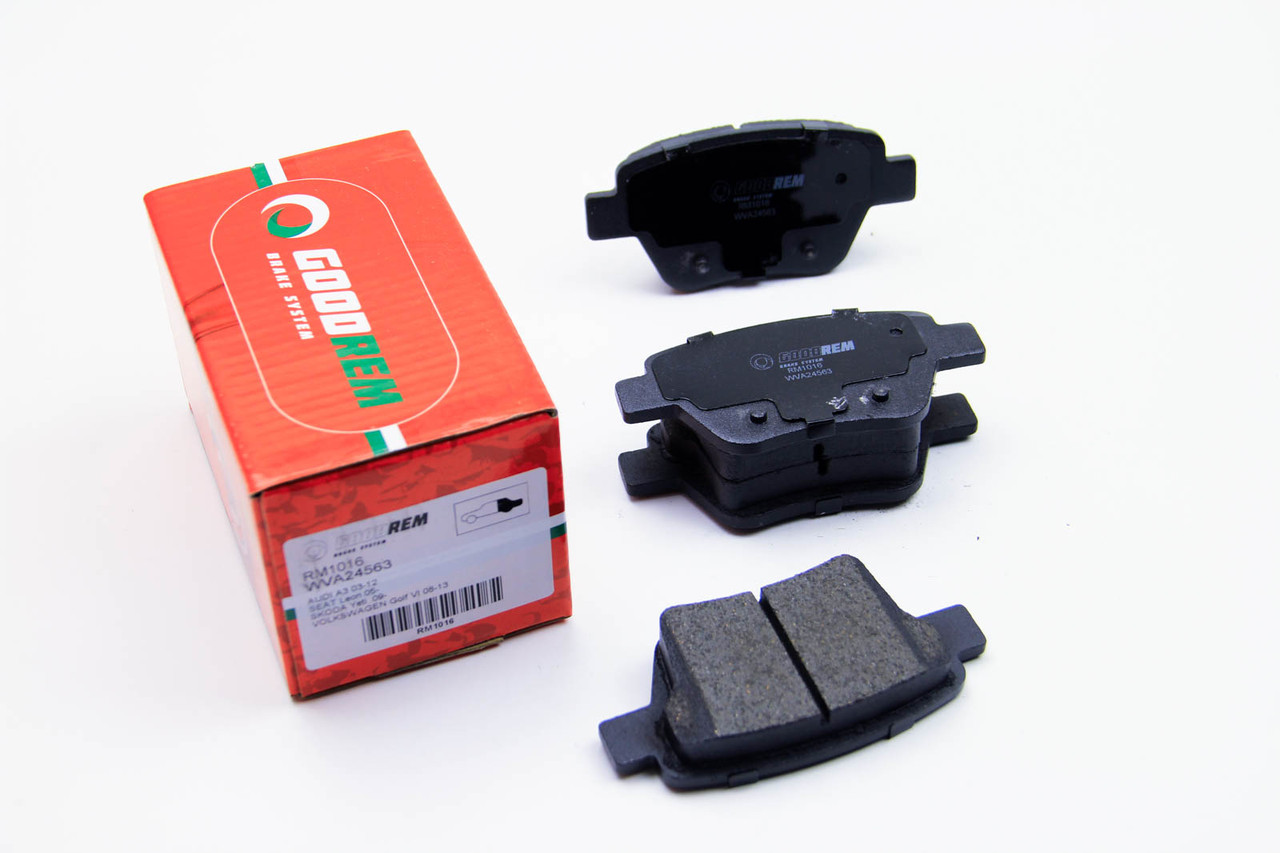 Гальмівні колодки задні OCTAVIA 1z SUPERB CADDY 3 GOLF 6 JETTA 3 JETTA 4 1.2-3.6 02.03- виробник Goodrem