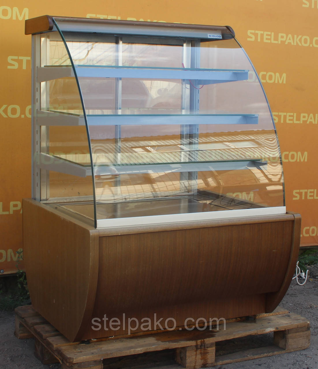 Кондитерська холодильна вітрина «IGLOO WCHC JAMAJKA 0.9W», 0.9 м, (Польща), компактна, Б/у
