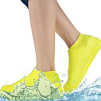 Силиконовые водонепроницаемые бахилы / Многоразовые чехлы на обувь