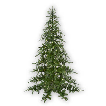 Ялинка зелена пристінна штучна з вогниками Paradise