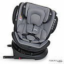 Автокрісло El Camino ISOFIX EVOLUTION 360 Premium Gray (група 0/1/2/3,0-36кг), фото 4