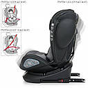 Автокрісло El Camino ISOFIX EVOLUTION 360 Premium Gray (група 0/1/2/3,0-36кг), фото 10