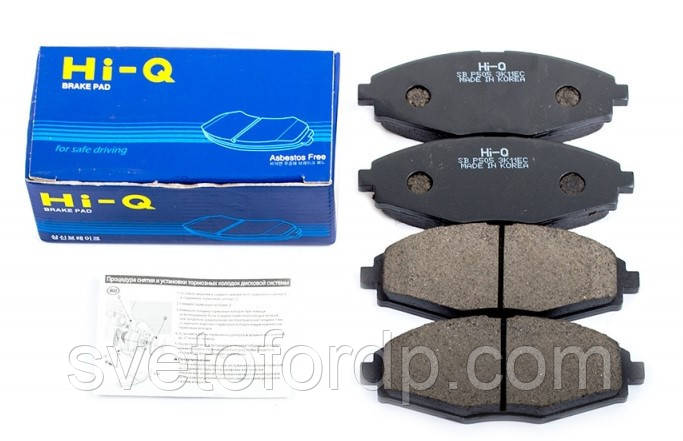 Колодки передні гальмівні Ланос 1.5"13", Sens, Matiz, SP1086 Корея, HI-Q Sangsin, фото 1