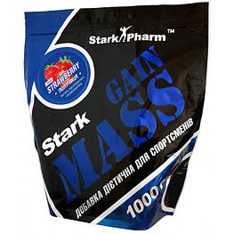 Гейнер Gain Mass Stark Pharm 1 кг Полуниця