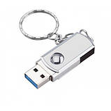 USB 2.0 Flash 32 GB флешка UKC, срібляста, фото 4