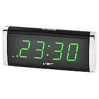 Настольные электронные часы VST VST-730 с зеленой подсветкой