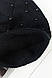 Шапка жіноча Ladies Hat з намистинками "ромб" Німеччина One Size чорна (2555108), фото 3