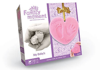 Набір для створення відбитка ніжки і ручки малюка Family Moment Danko toys (укр)