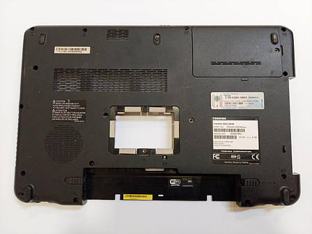 Б/В Корпус піддон (низ) для Toshiba Satellite A660 A660D A665 A665D - K000106400, AP0CX000250, фото 1