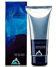 Крем для гоління, для обличчя та тіла, Vivacool/Віва Кул Вівасан, 200 мл, чоловічий