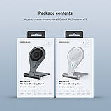 Бездротовий зарядний пристрій Nillkin для iPhone MagSafe (MagStand Wireless Charging Stand) Grey, фото 8