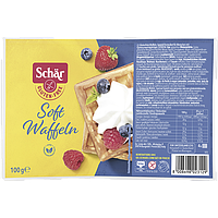 Вафли без глютена бельгийские "Soft waffles" Dr. Schar 100 г