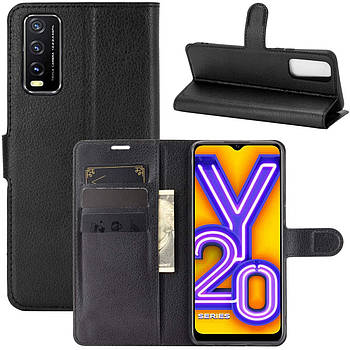 Чохол-книжка Litchie Wallet для Vivo Y20 Black