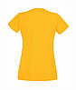 Жіноча футболка з v-подібним вирізом жовта 398-34, фото 2